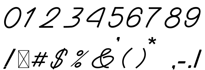 NeonBinesRegular Font OTHER CHARS