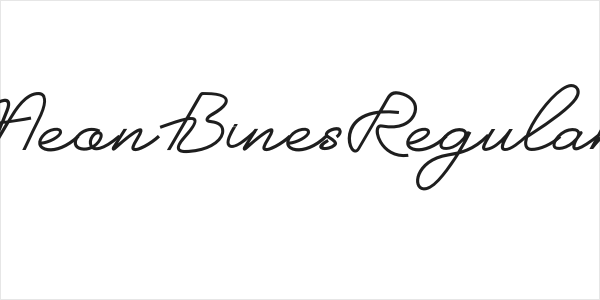 NeonBinesRegular Logo
