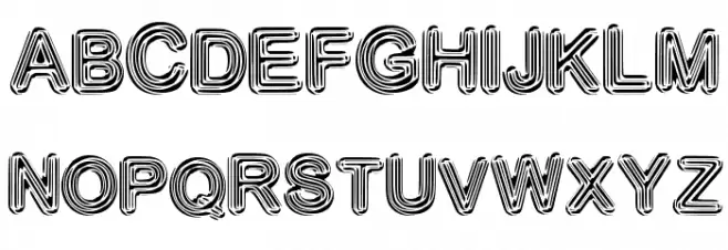NeonDisco Шрифта ВЕРХНИЙ