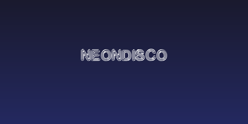 NeonDisco Social Header