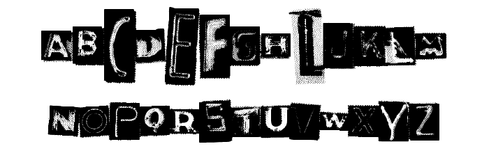 NeonTaste Font Litere mici