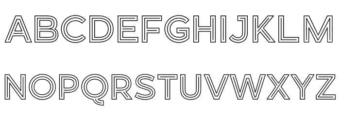 Neonblitz Font LOWERCASE
