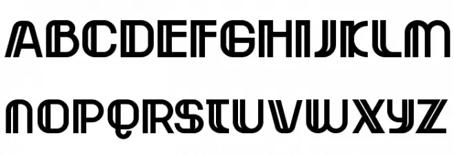 Neonclipper Bold Schriftart Groß
