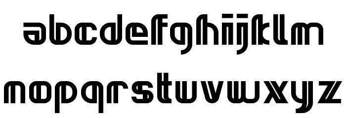 Neonclipper Bold Font LOWERCASE