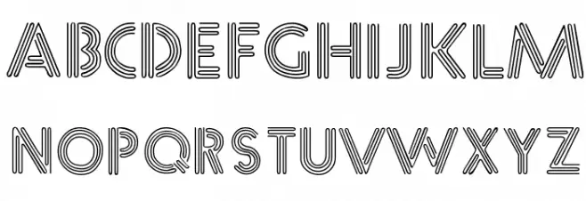 Neone Regular Шрифта ВЕРХНИЙ
