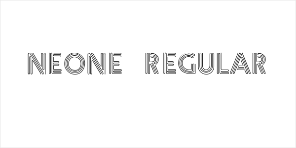 Neone Regular Logo