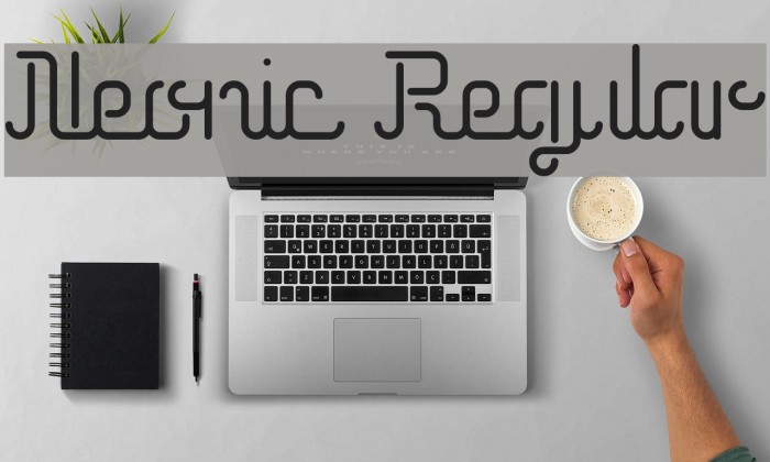 Neonic Regular Font examples
