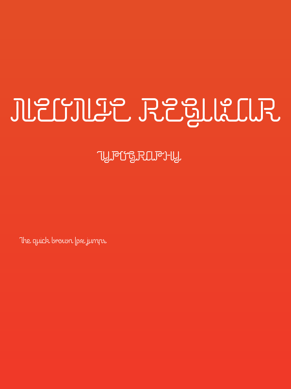 Neonic Regular Poster