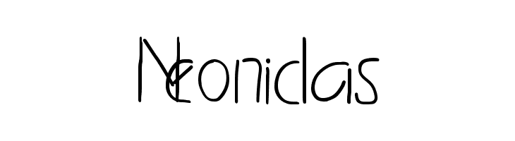 Neonidas  Free Fonts Download