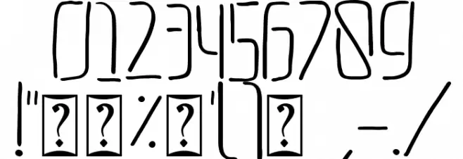 Neonidas Font OTHER CHARS