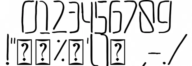 Neonidas Font OTHER CHARS