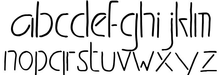 Neonidas Font LOWERCASE