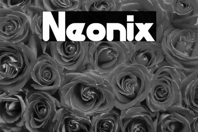 Neonix Font examples