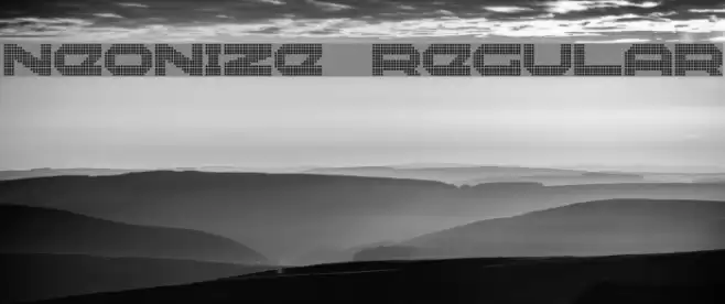Neonize Regular Font examples