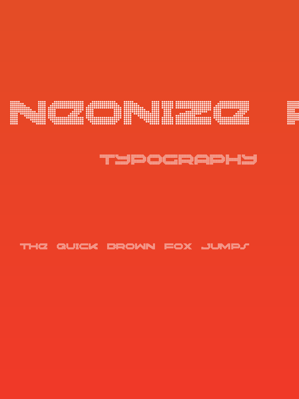 Neonize Regular Poster