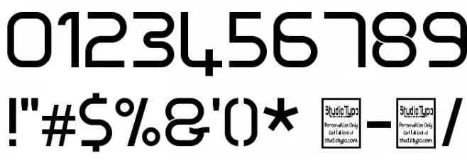 Neons Font OTHER CHARS