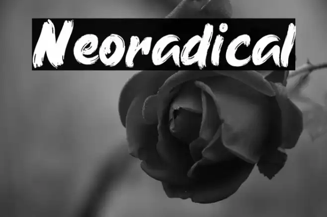 Neoradical Font examples