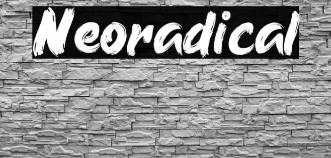 Neoradical Font examples