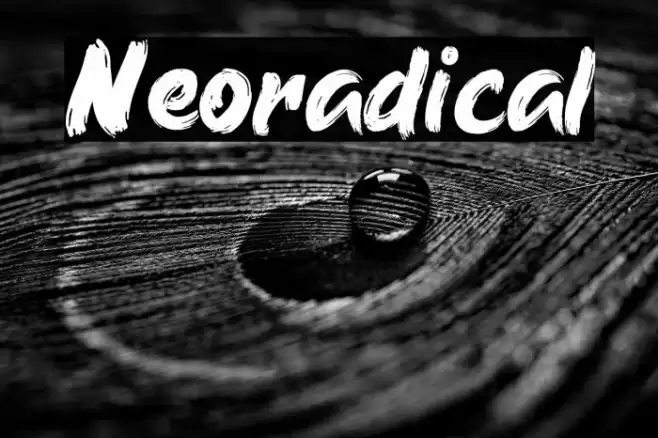 Neoradical Font examples