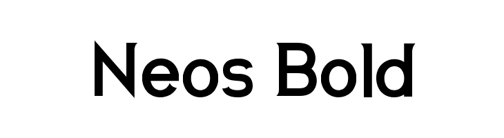 Neos Bold  Fuentes Gratis Descargar