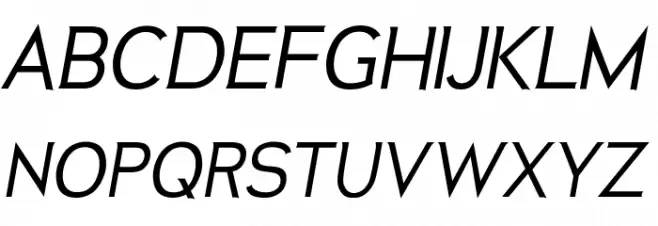 Neos Oblique Font Litere mari
