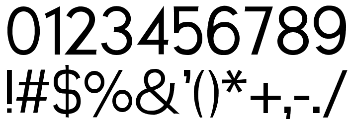 Neos Font OTHER CHARS