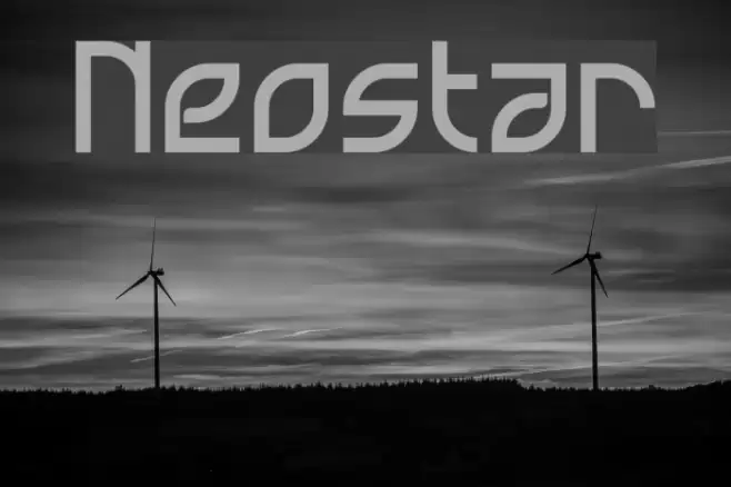 Neostar Font examples