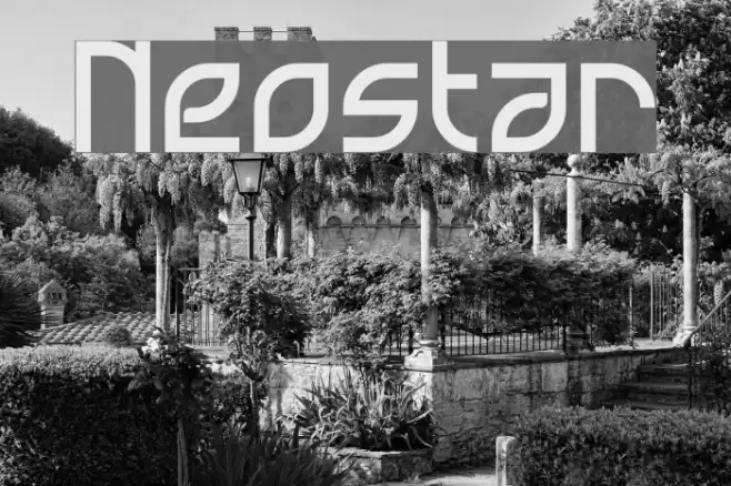 Neostar Font examples