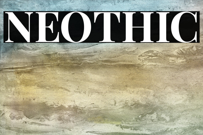 Neothic Schriftart examples