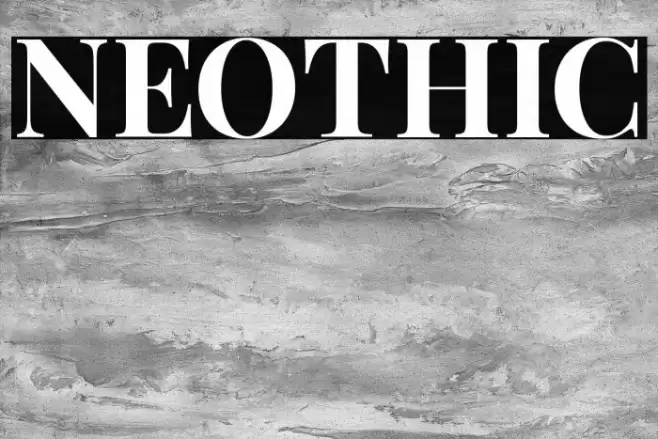 Neothic Schriftart examples