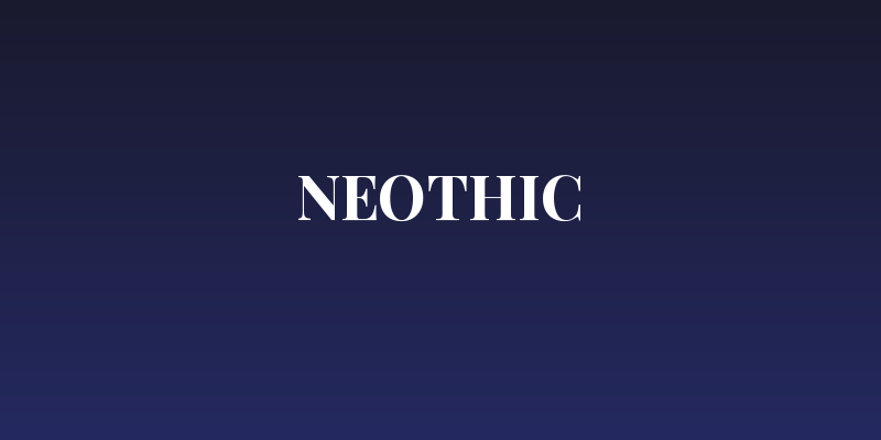 Neothic Social Header