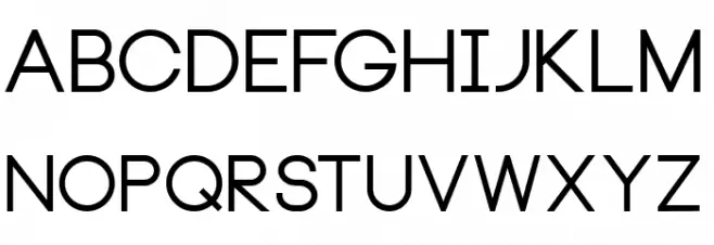 Neou Bold 字体 大写