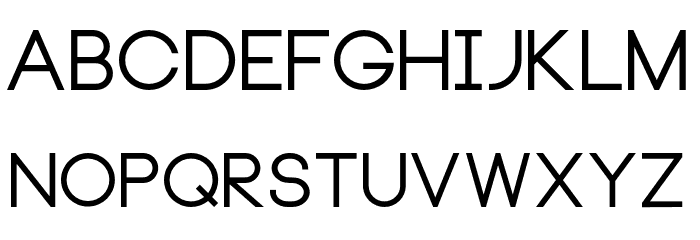 Neou-Bold Font LOWERCASE