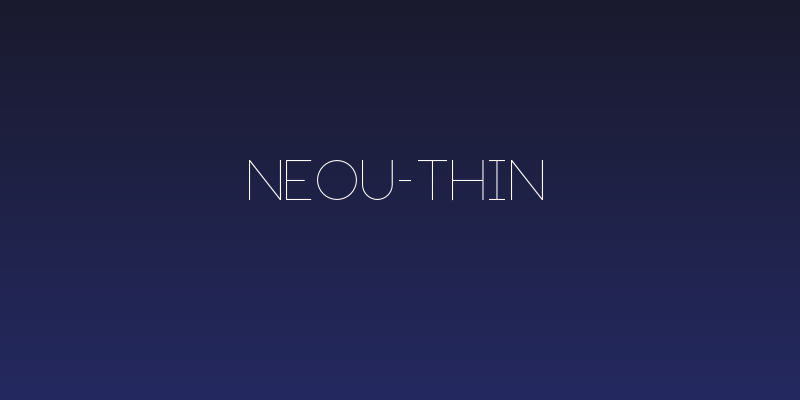 Neou-Thin Social Header