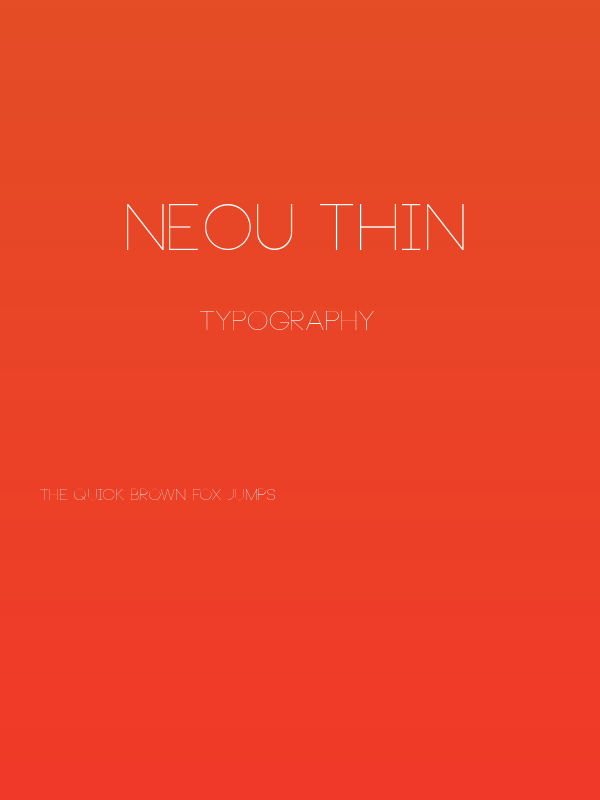 Neou Thin Poster