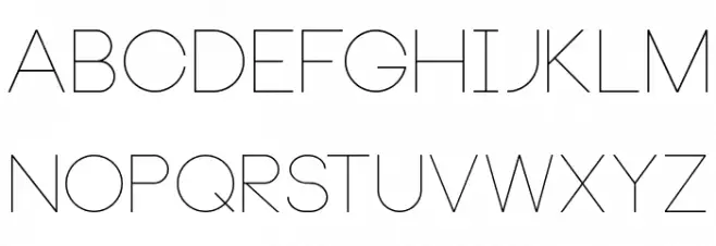 Neou Thin خط أحرف صغيرة