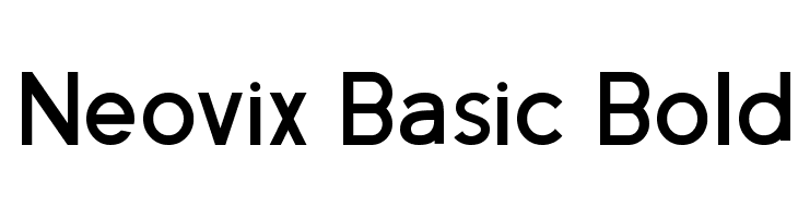 Neovix Basic Bold Font