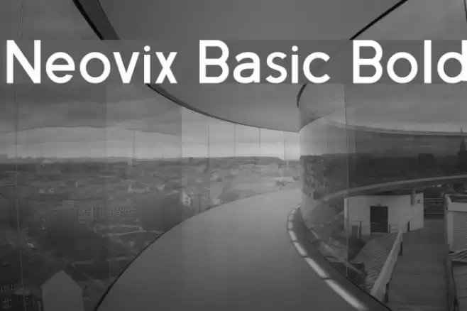 Neovix Basic Bold Font examples