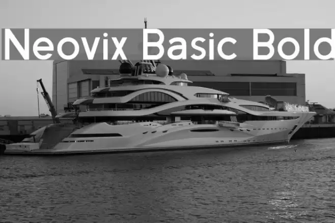 Neovix Basic Bold Font examples