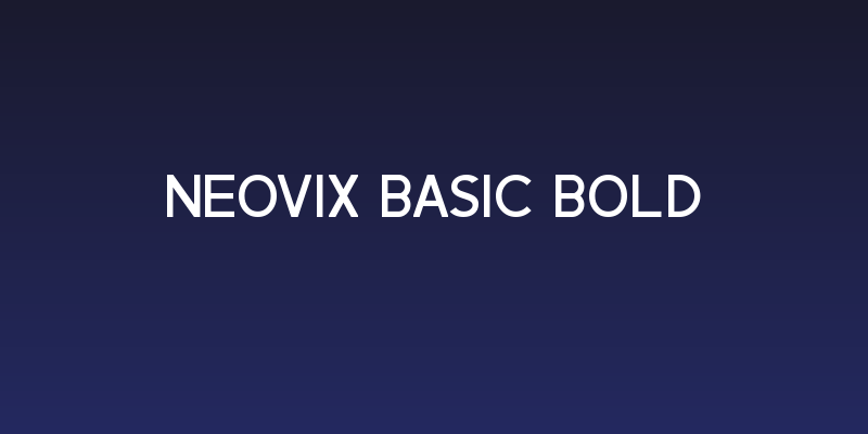 Neovix Basic Bold Social Header