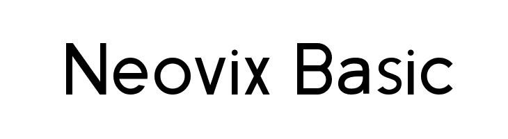Neovix Basic Font