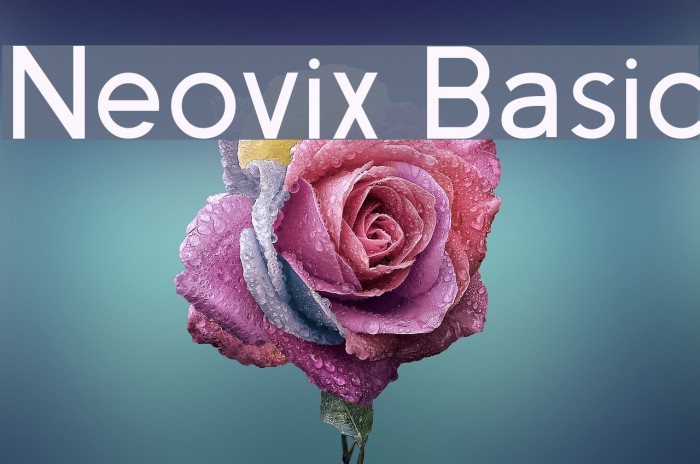Neovix Basic Font examples