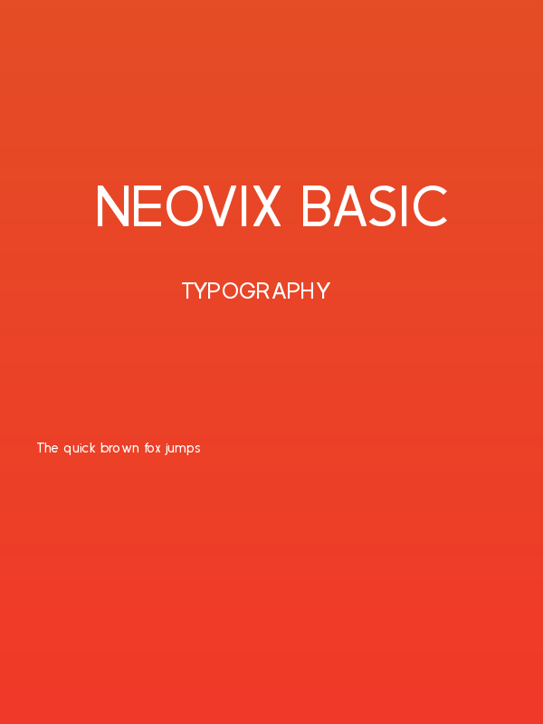 Neovix Basic Poster