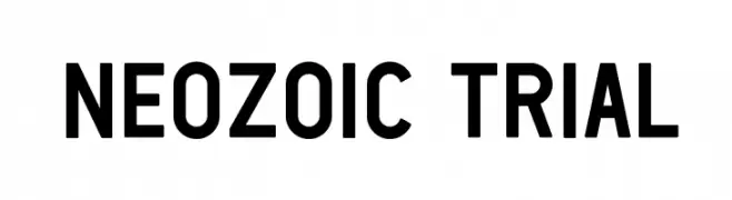 Neozoic Trial  font caratteri gratis