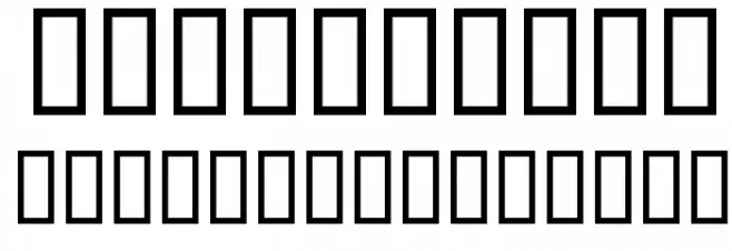 Nepali Vijay Font OTHER CHARS