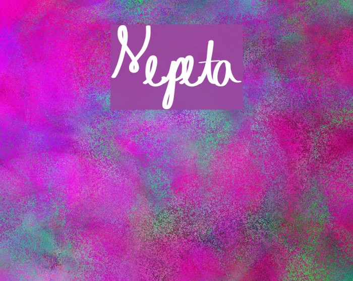 Nepeta Font examples