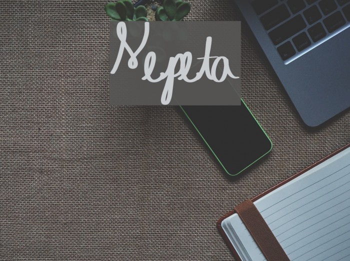 Nepeta Font examples