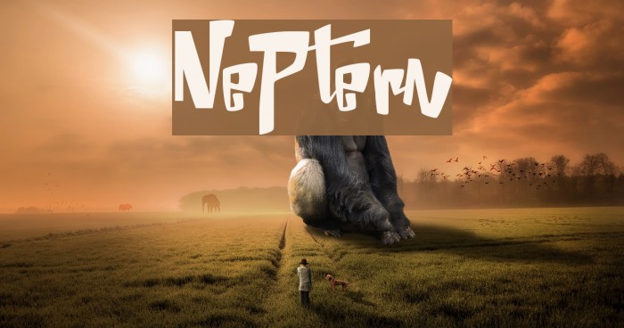 Neptern Font examples