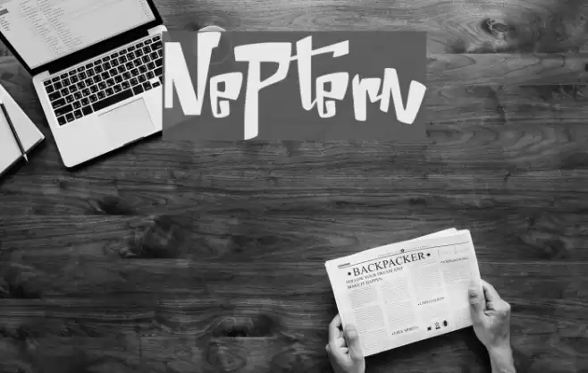 Neptern Font examples