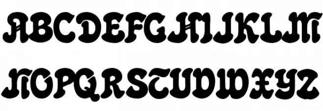 NeptunCAT Font UPPERCASE